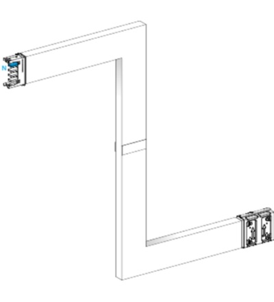 KSA250DZE43F Z - koleno 250 A na míru, Schneider electric