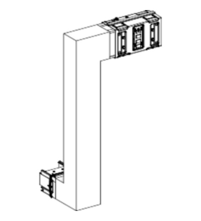 KSA1000DMBK41A 3D koleno 1000 A na míru, Schneider electric