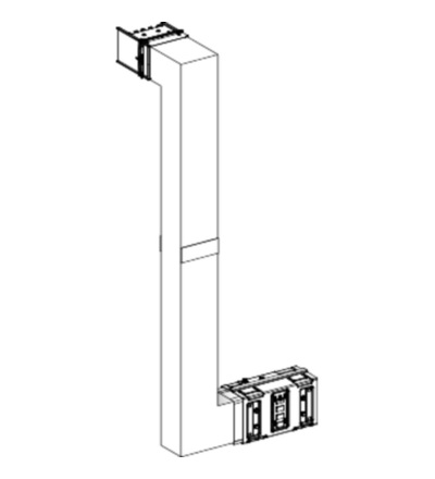 KSA630DMBL41F 3D koleno 630 A na míru, Schneider electric