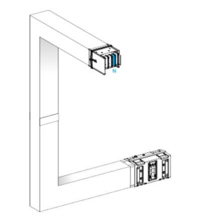 KSA630DMCL43F 3D koleno 630 A na míru, Schneider electric