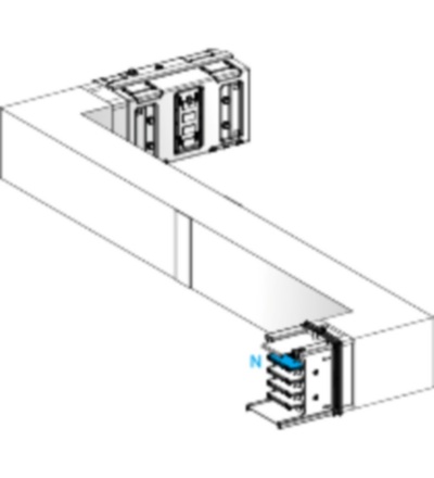 KSA1000DZCG41F Z - koleno 1000 A na míru, Schneider electric