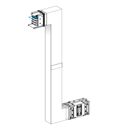 KSA1000DZE41F Z - koleno 1000 A na míru, Schneider electric