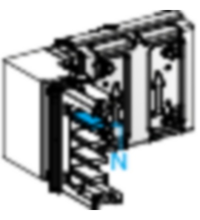 KSA400DLC401 Koleno 400 A horizontální, Schneider electric