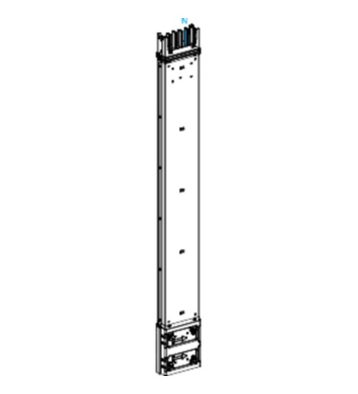 KSA400CM4A Rovná délka na míru 400 A vertikální vedení, Schneider electric