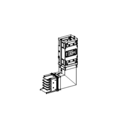KSC800DLE40 KSC koleno 630 A horizontální nahoru, Schneider Electric