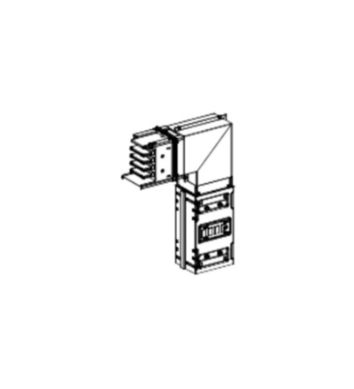 KSC800DLF40 KSC koleno 630 A horizontální dolů, Schneider Electric