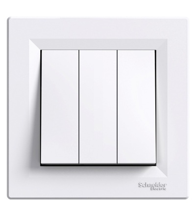 EPH2100121 Trojnásobný spínač ř.1 bílý, Schneider Electric