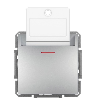 EPH6200161 Spínač pro hotelové karty, alu, Schneider electric