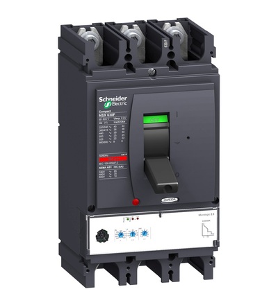 LV432895 3P3D MICROLOGIC 2.3 630A NSX630H, Schneider Electric