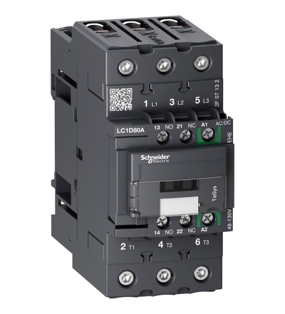 LC1D80AEHE Stykač Green 80A AC-3 3P 48-130V AC/DC, Schneider Electric