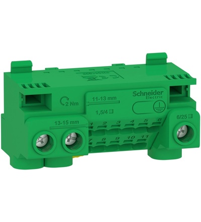 LGYT1E14 Svorkovnice PE 3x6-25 11x1,5-4, Schneider Electric
