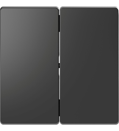 MTN3400-6034 Klapka dvojitá, antracit, D-Life, Schneider Electric