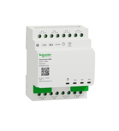 MTN6805-0008 Akční člen KNX Spacelogic rozšíření spínací/žaluzie 8kanalů 16A, Schneider electric