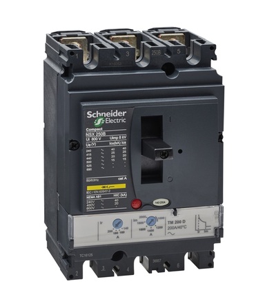 LV431111 3P3D TM200D NSX250B, Schneider electric