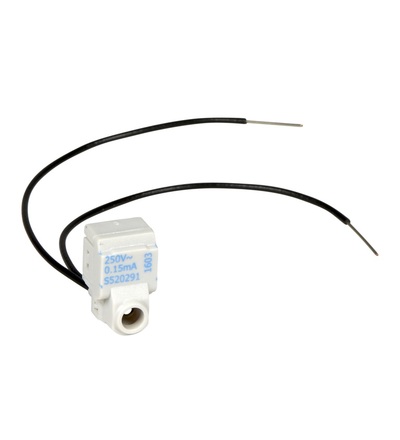 S520291 LED kontrolka modrá pro spínače a zásuvky 250V, 0.15mA, s drátem, Schneider Electric