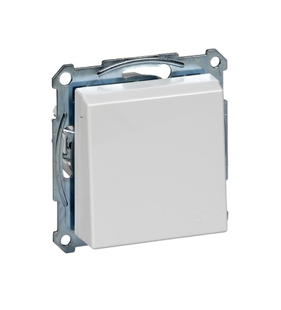 MTN2311-0325 SCHUKO zásuvka 2P+E, 16A, bezšroubová s klapkou, active, System M, Schneider Electric