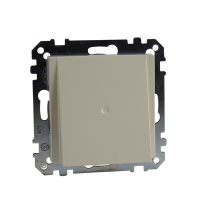 MTN432844 Kryt spínače s otvorem pro popisek, System M, white cream, Schneider Electric
