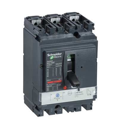 LV430841 3P3D TM125D NSX160N, Schneider electric