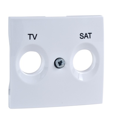 SDN3411221 Středový kryt TV/SAT, polar, Schneider Electric