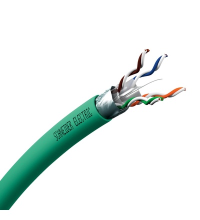 VDICD13X218 Kabel F/UTP 4P 100 Ohm Kat 6A 500Mhz LZH 500m, Schneider Electric