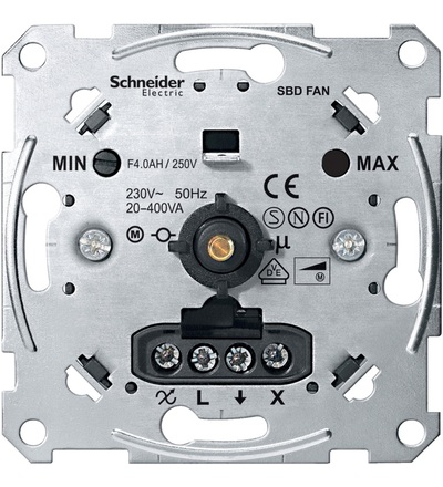 MTN5143-0000 Mechanismus regulátoru rychlosti, 20-400VA, Schneider Electric