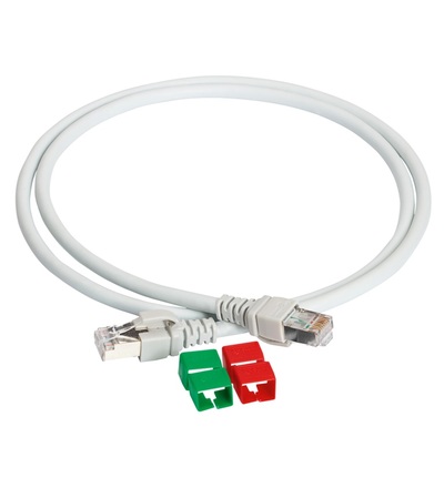 VDIP185X46100 Propojovací kabel CAT 6A, S/FTP, LSZH, 10m, Schneider Electric