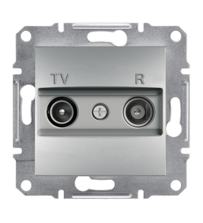 EPH3300161 Zásuvka TV-R, koncová, alu, Schneider electric