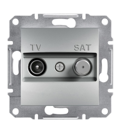 EPH3400161 Zásuvka TV-SAT, koncová, alu, Schneider electric