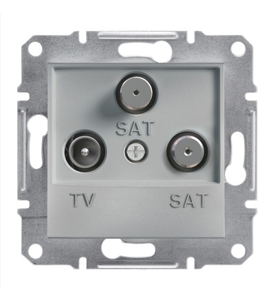 EPH3600161 Zásuvka TV-SAT-SAT, koncová, alu, Schneider electric