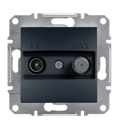 EPH3400171 Zásuvka TV-SAT, koncová, antracit, Schneider electric