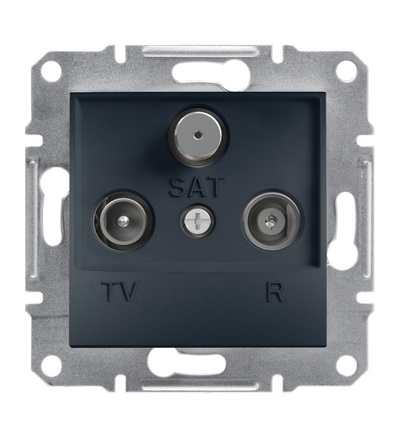 EPH3500171 Zásuvka TV-R-SAT, koncová, antracit, Schneider electric