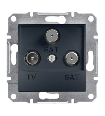EPH3600171 Zásuvka TV-SAT-SAT, koncová, antracit, Schneider electric