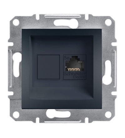 EPH4300171 Zásuvka datová RJ45, kat.5e UTP, antracit, Schneider electric
