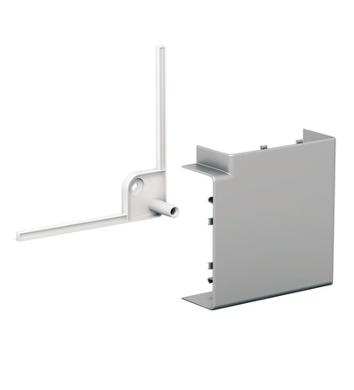ISM10253 Koleno 90 stup. 95x55, alu, Schneider Electric
