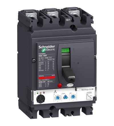 LV430985 3P3D MICROLOGIC 2.2 M 150A NSX160F, Schneider Electric