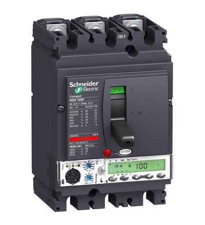 LV429880 3P3D MICROLOGIC 5.2 A 100A NSX100F, Schneider Electric
