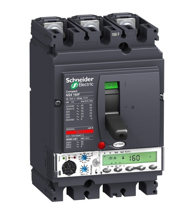 LV430880 3P3D MICROLOGIC 5.2 A 160A NSX160F, Schneider electric