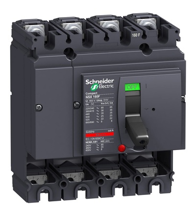 LV430395 4P NSX160B bez jednotky spouští, Schneider electric