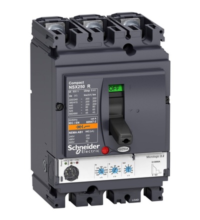 LV433510 3P3D MICROLOGIC 2.2 100A NSX250R, Schneider Electric