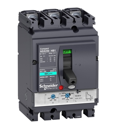 LV433478 3P3D NSX250HB1 TMD 125A, Schneider Electric
