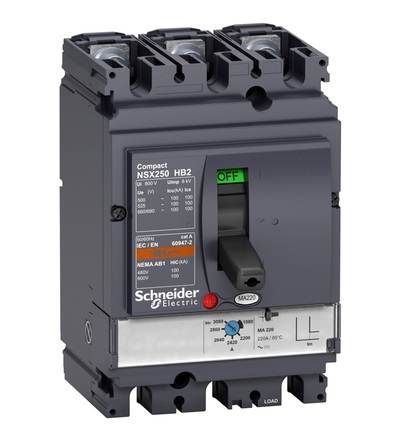 LV433254 3P3D MA12,5 NSX100HB2, Schneider Electric