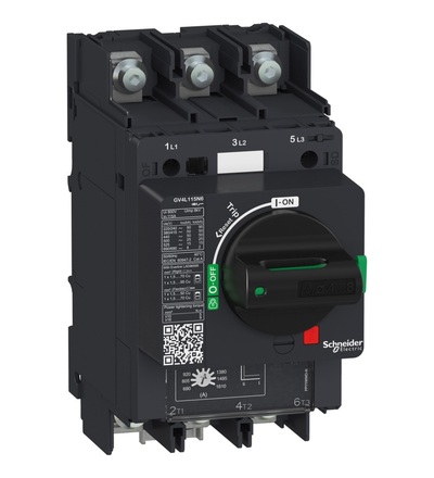 GV4L115N6 Motorový jistič magnetická sp. 115A 50kA oka, Schneider Electric