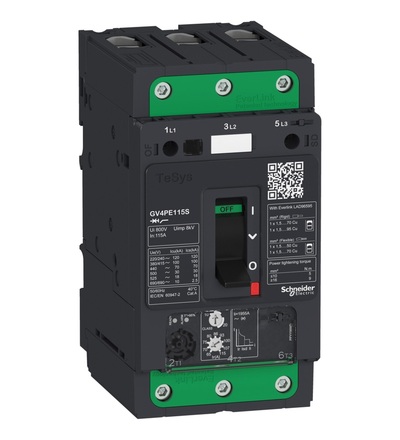 GV4PE80B Motorový jistič termo-magnetická sp. 80A 25kA Elink, Schneider Electric