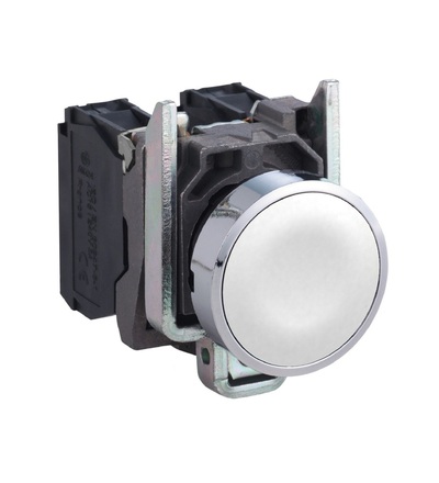 XB4BACUST01 Ovládač stiskací, BI, 1Z, bez popisu, Schneider Electric