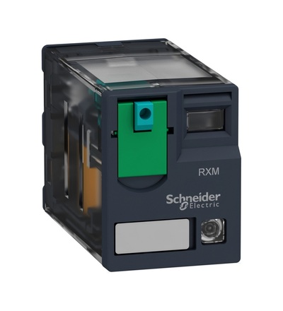 RXM4GB2GD Miniaturní relé 4P,3A, 125 VDC, s LED (objednací množství 10 ks), Schneider Electric