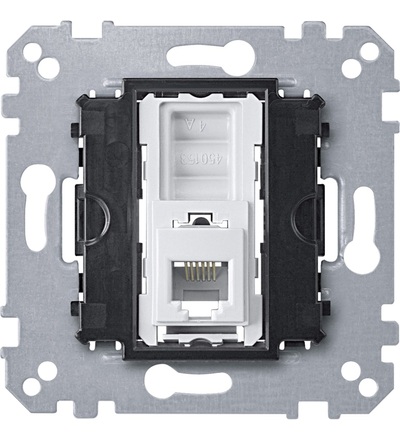 MEG4214-0000 Mechanismus telefonní zásuvky RJ12, 4 kontakty, Schneider Electric