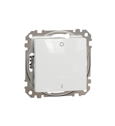 SDD111162 Spínač dvoupólový ř.2 16AX, Bílá, Schneider electric