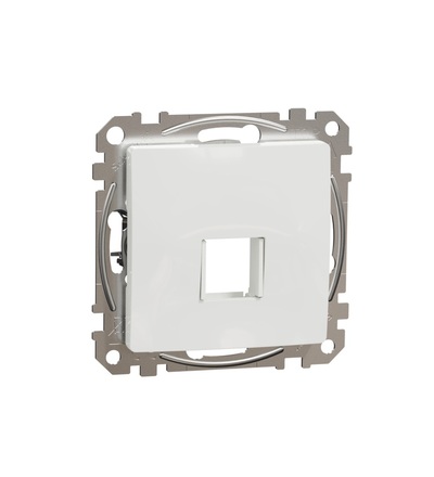 SDD111421 Středový kryt Kyeston HDMI VGA, Bílá, Schneider electric