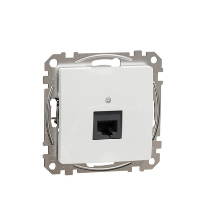 SDD111466 Datová zásuvka 1xRJ45 kat. 6A UTP, Bílá, Schneider electric