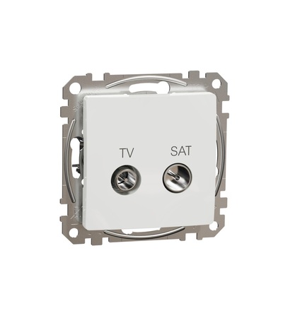 SDD111471S TV SAT zásuvka koncová 4dB, Bílá, Schneider electric